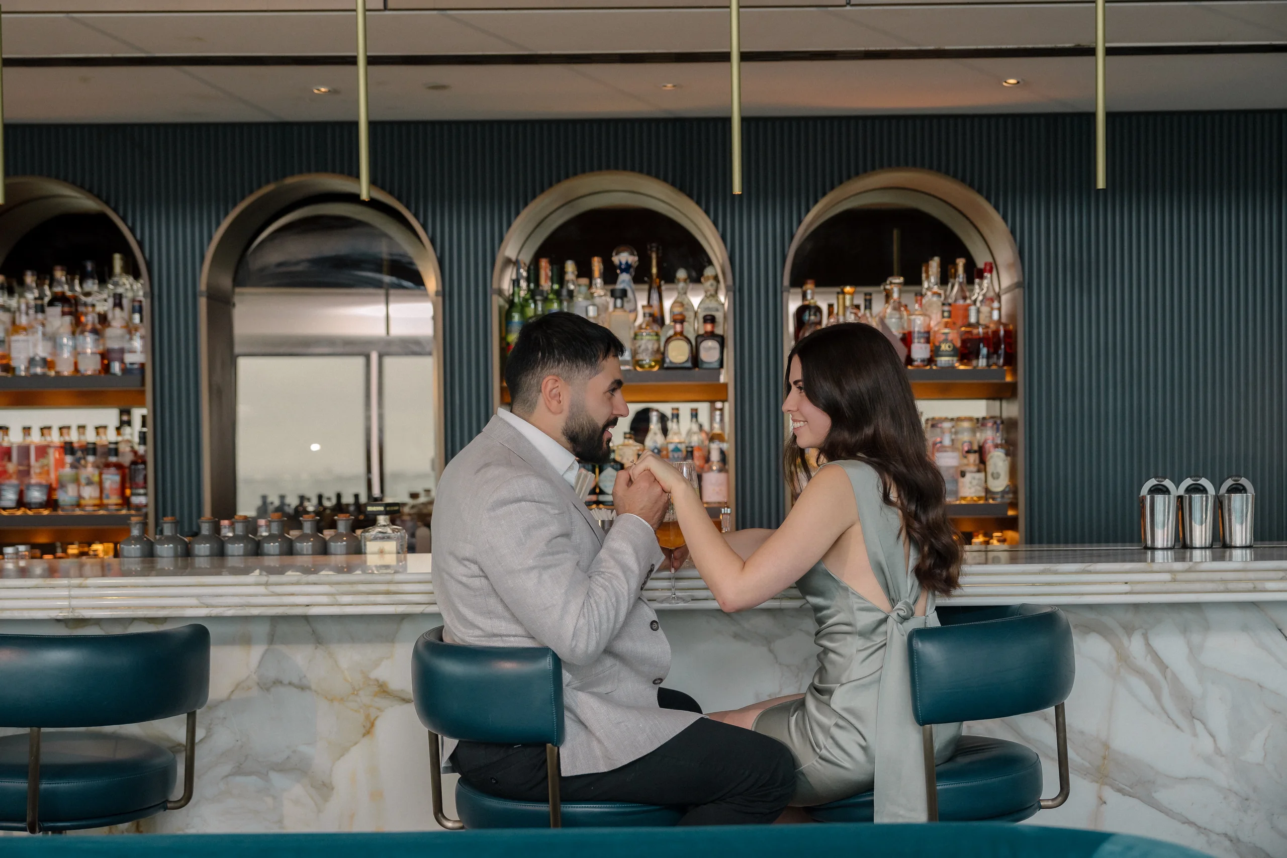 Romantic proposal moment photographed by Jenny Bui