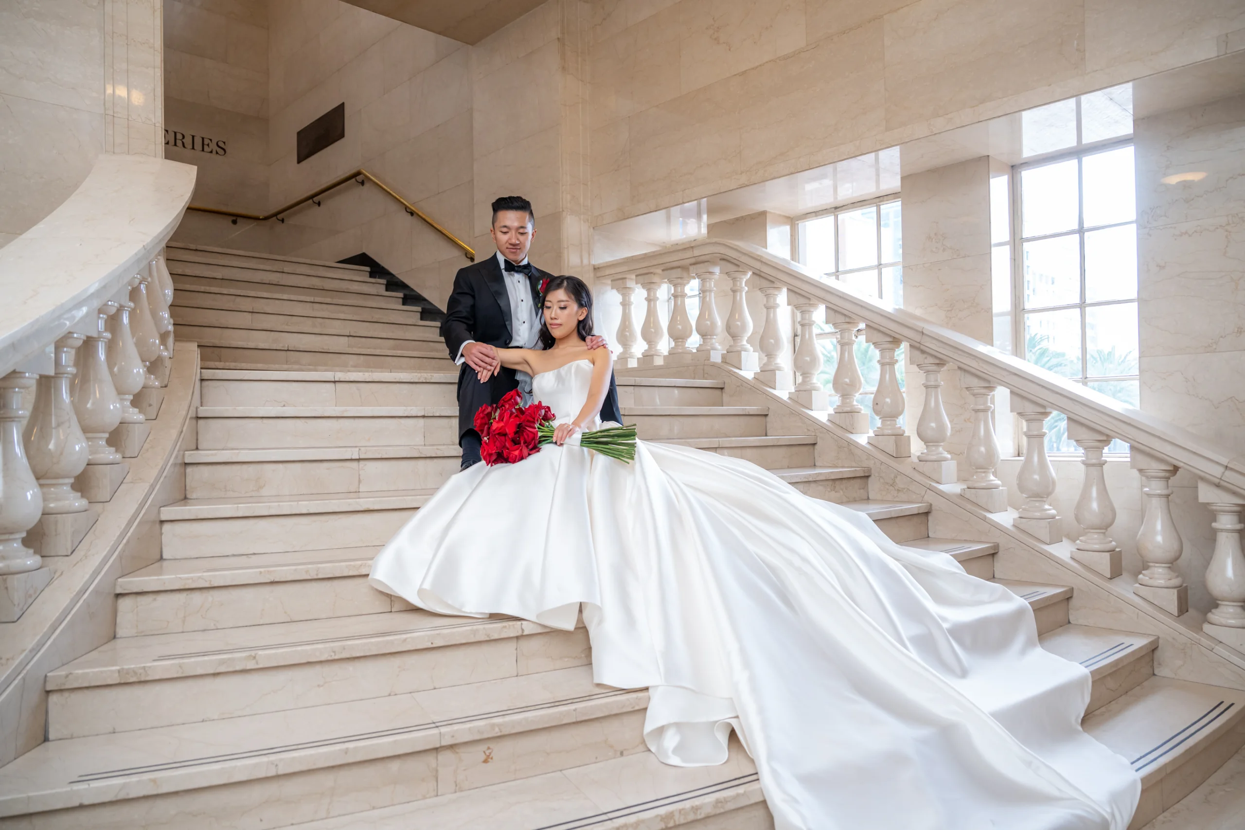 Emotional wedding moment photographed by Jenny Bui