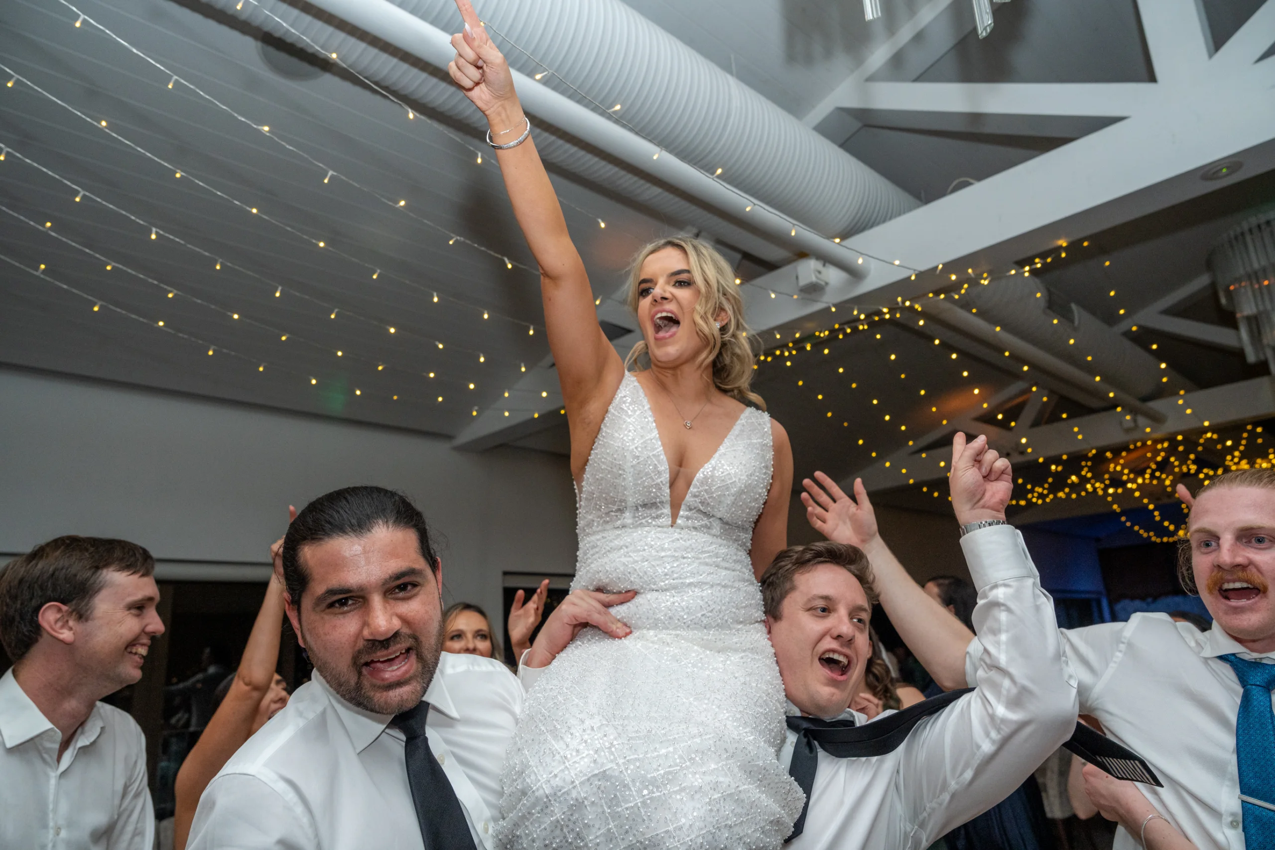 Candid wedding celebration photographed by Jenny Bui