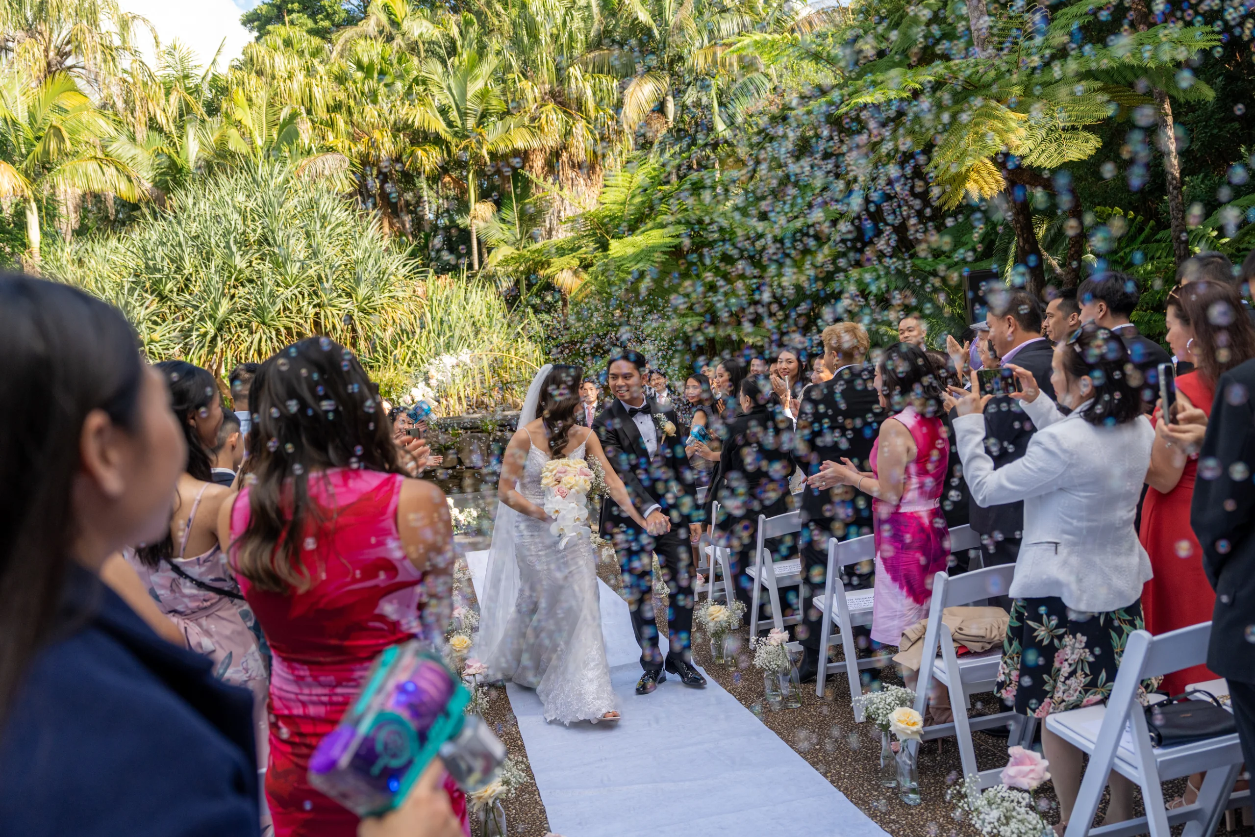 Wedding couple in a cinematic setting photographed by Jenny Bui