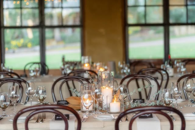 Wedding reception detail from Jenny Bui on Instagram